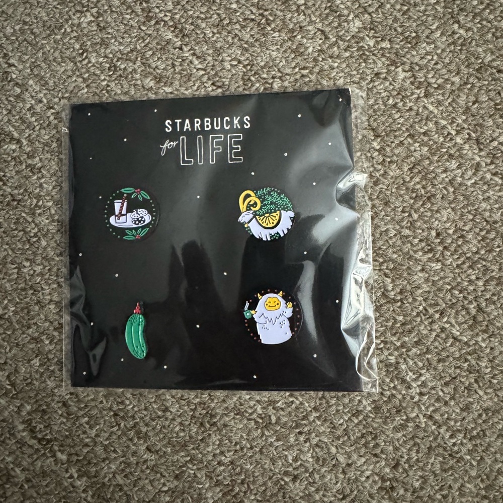 Starbucks for Life Pin Set
